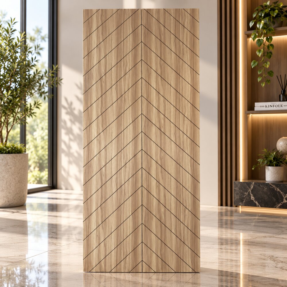 Релефен панел CHEVRON NATURAL WALNUT